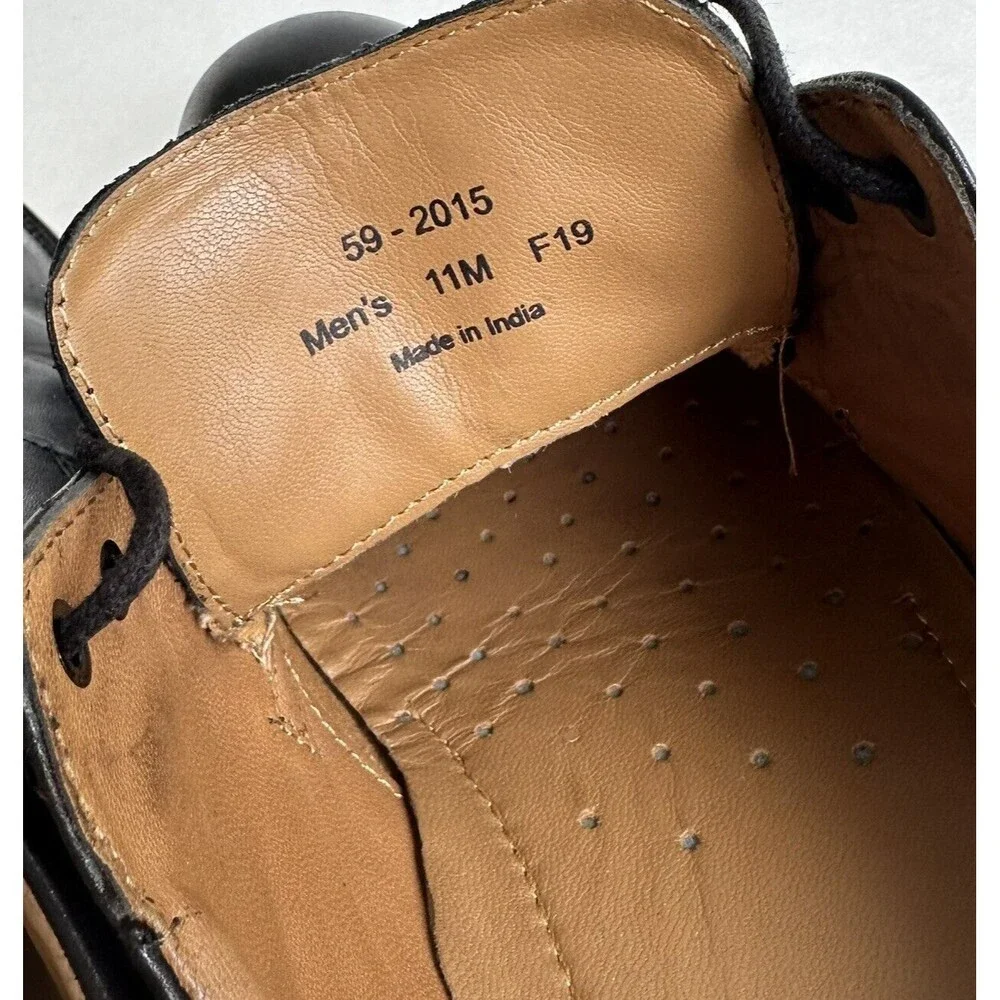 J. Murphy By Johnston Murphy Oxford Dress Shoes Black Mens Size 11M 59-2015